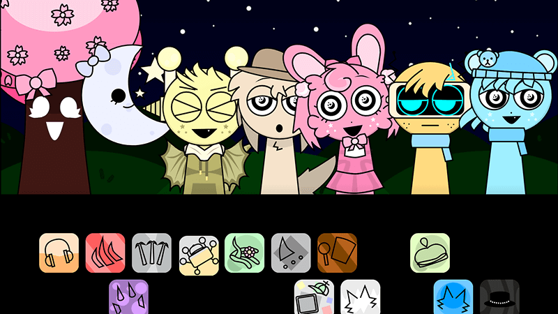 juego de sprunki night time 2 p2